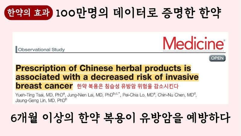 유방암 한약치료 블로그 글 3