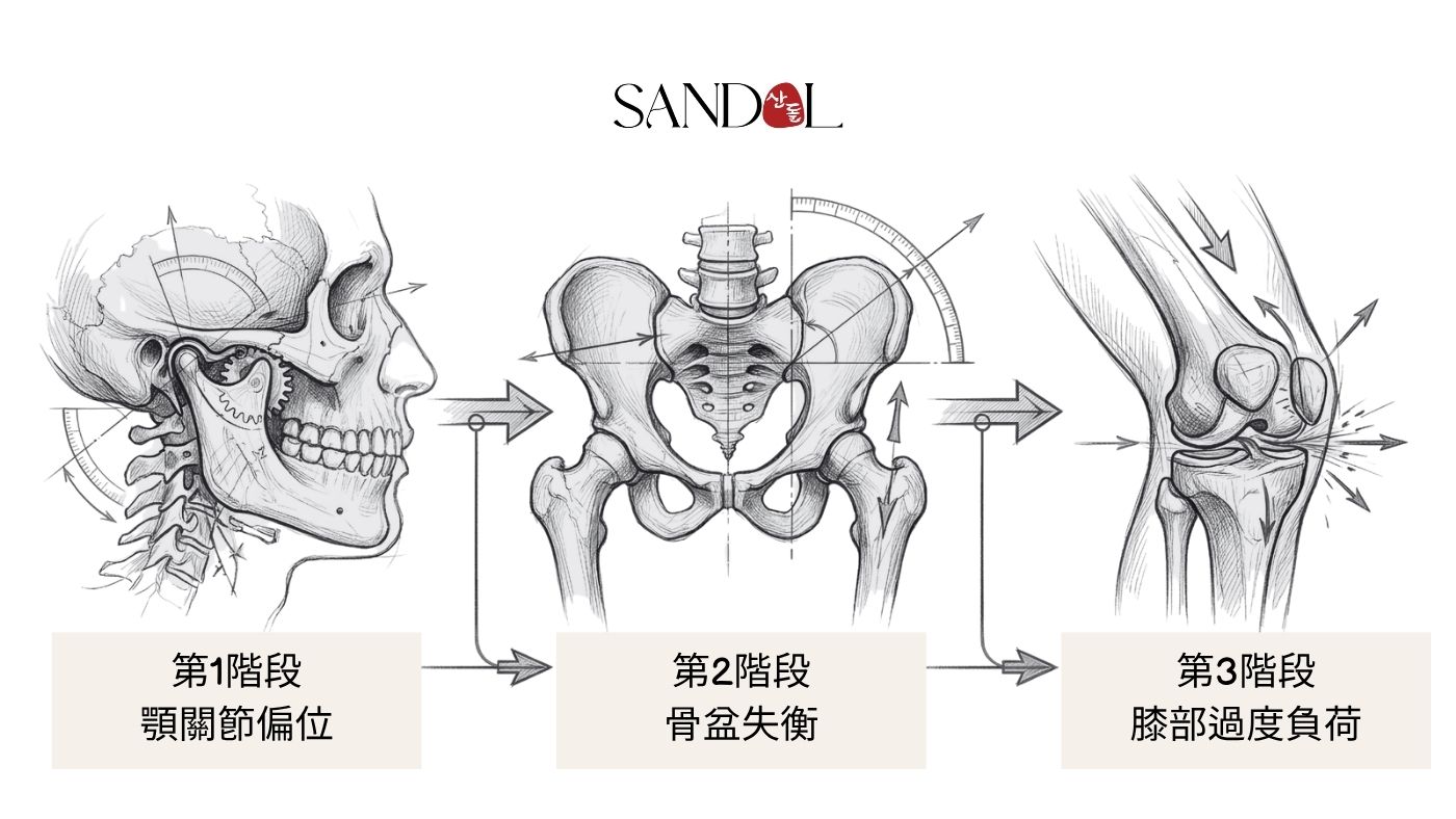 源自下顎的骨盆下肢疼痛